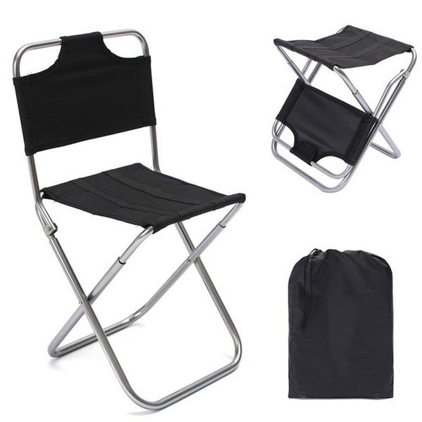 Outdoor Aluminum Alloy Portable  Fishing Chair Picnic Camping Stool